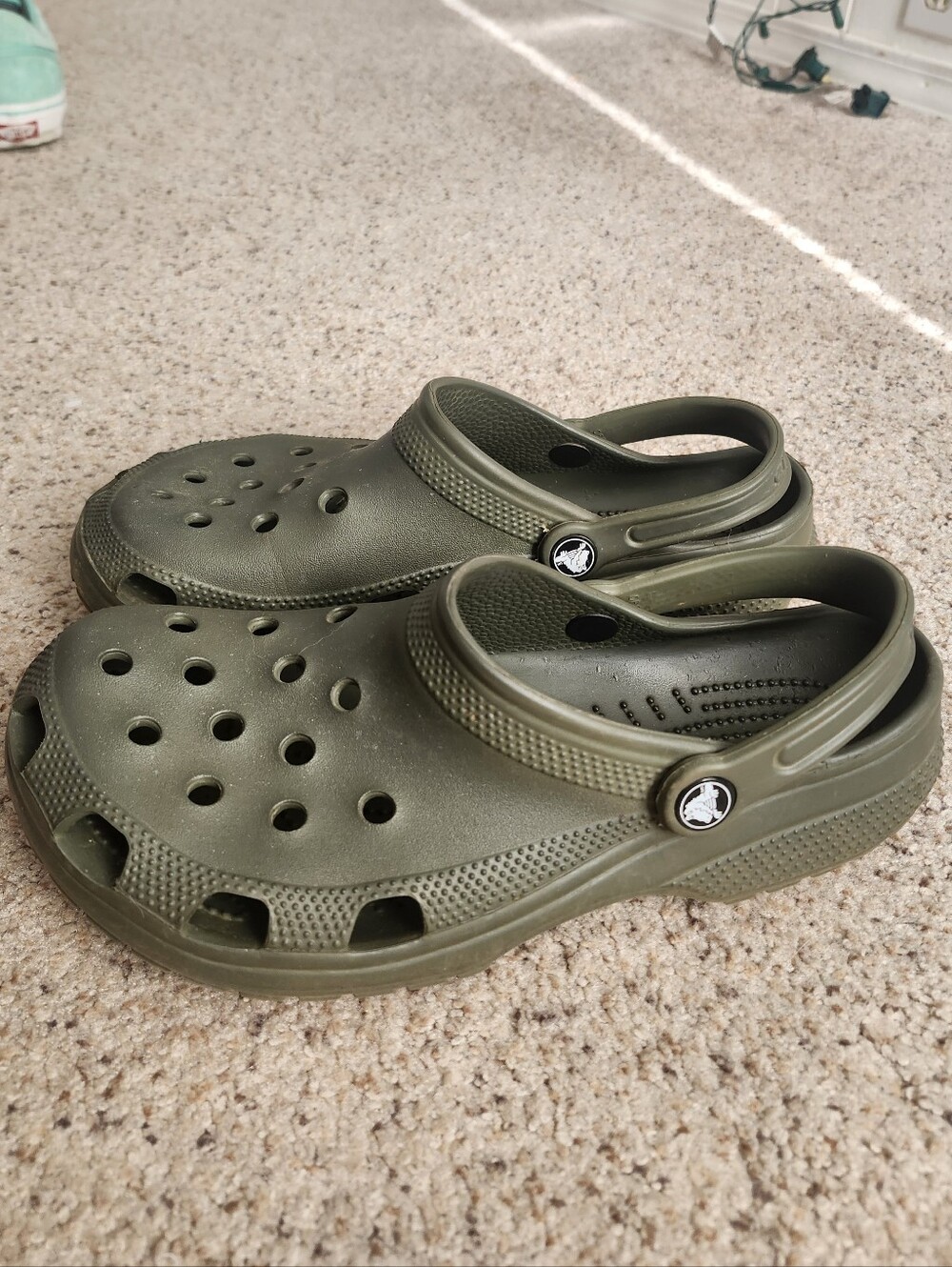 Green Crocs